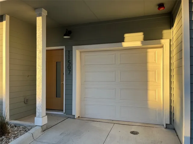 an outdoor view of entrance