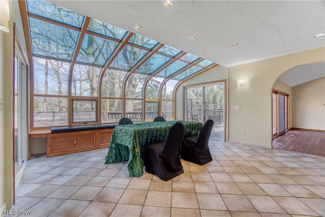 29329 Eddy Road Wickliffe, OH 44092 - Photo 17 of 50 Sunroom / solarium with vaulted ceiling