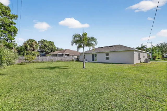 a house view with a garden space