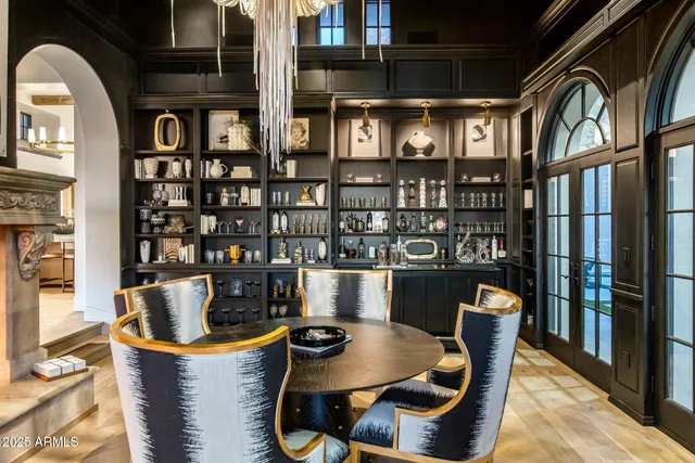 a outdoor living space with furniture