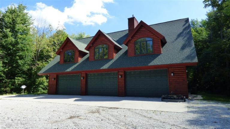 6121 Johnson Road Coloma, MI 49038 - Photo 1 of 26 Incredible log cabin home