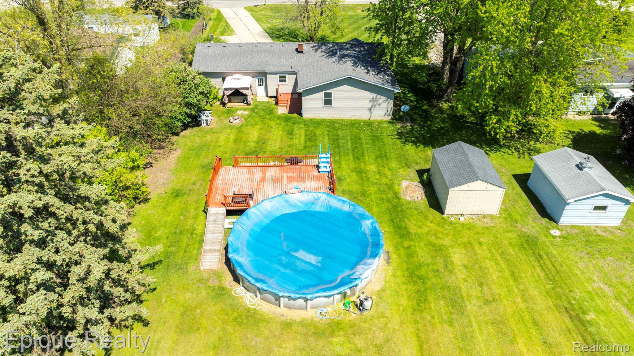 11110 Davison Road Davison, MI 48423 - Photo 59 of 65 Aerial view of property and surrounding area