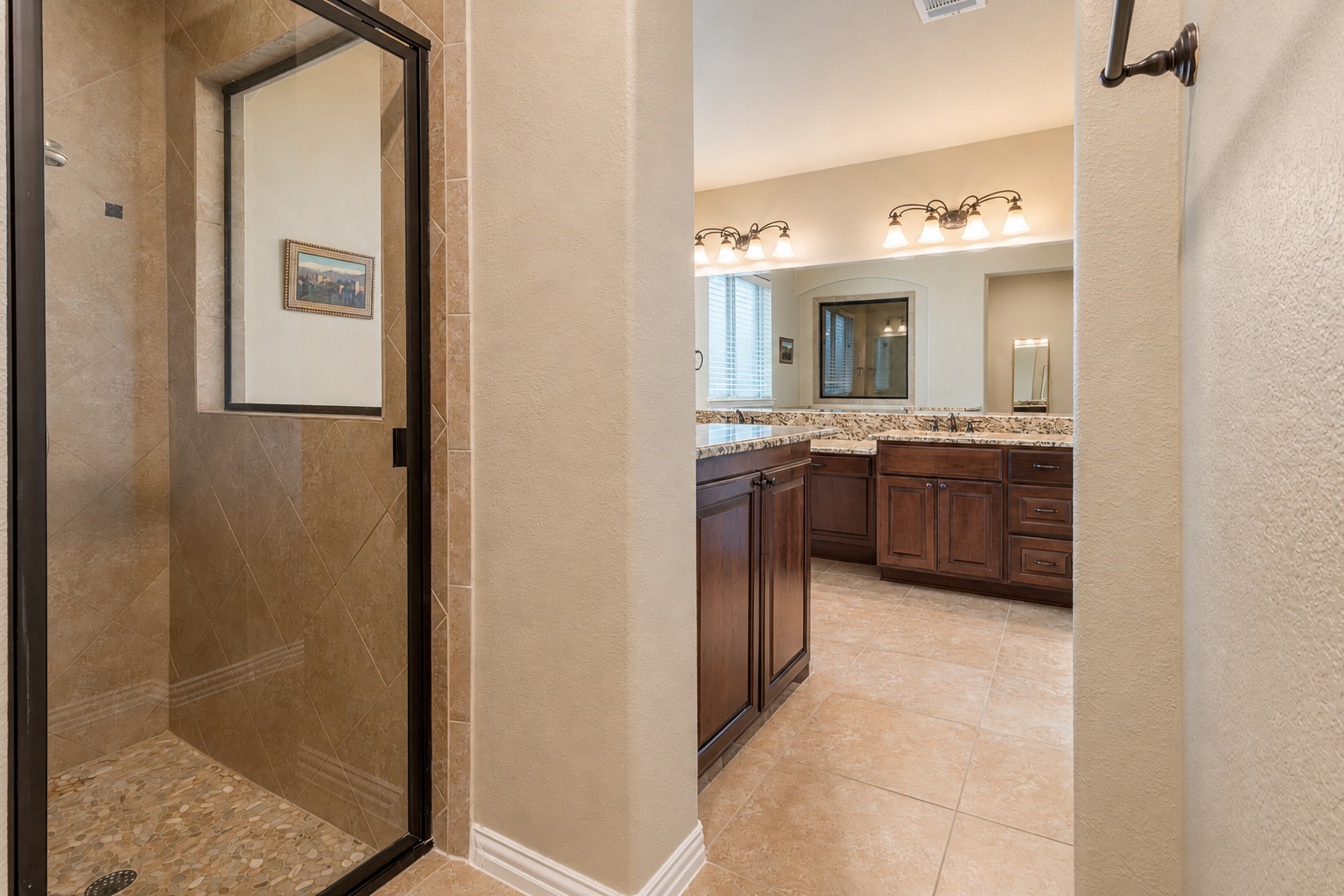 2326 Hamilton Pool Lane Friendswood, TX 77546 - Photo 24 of 49 a view of a bathroom from a hallway