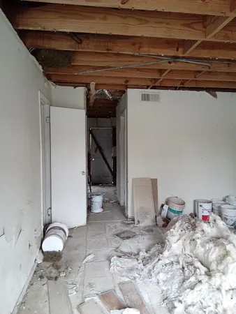 a view of storage and utility room