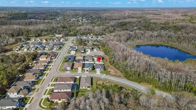 a view of city and mountain