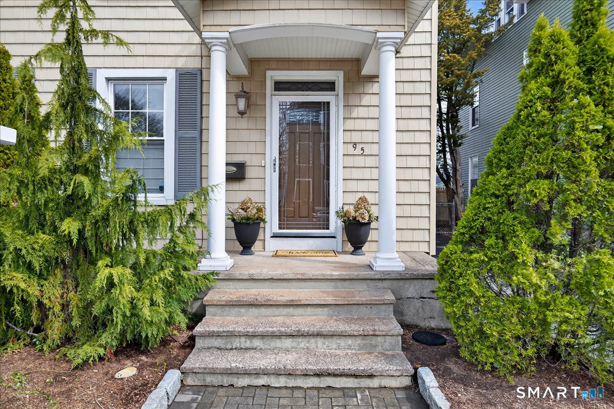 95 Clark Street New Haven, CT 06511 - Photo 2 of 39 a front view of a house with plants