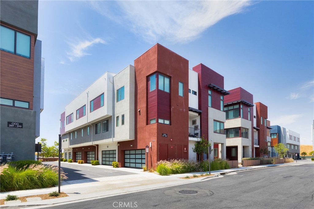a front view of a building