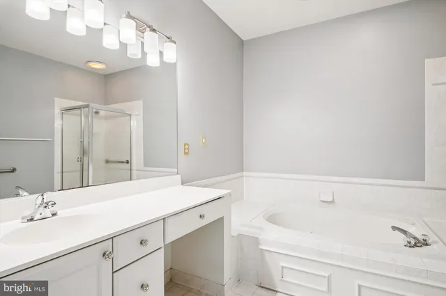 a view of an empty room with glass door