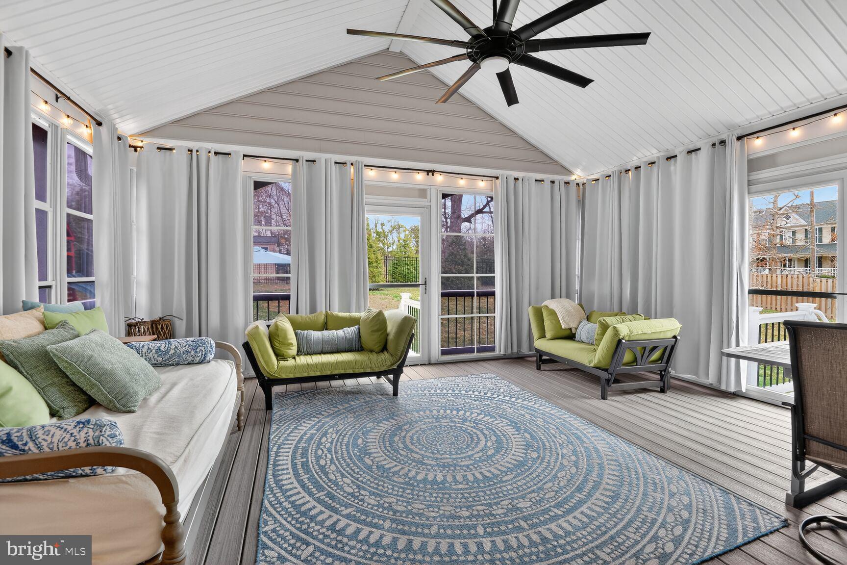 8808 Talbert Road Lorton, VA 22079 - Photo 21 of 52 a living room with furniture and a large window