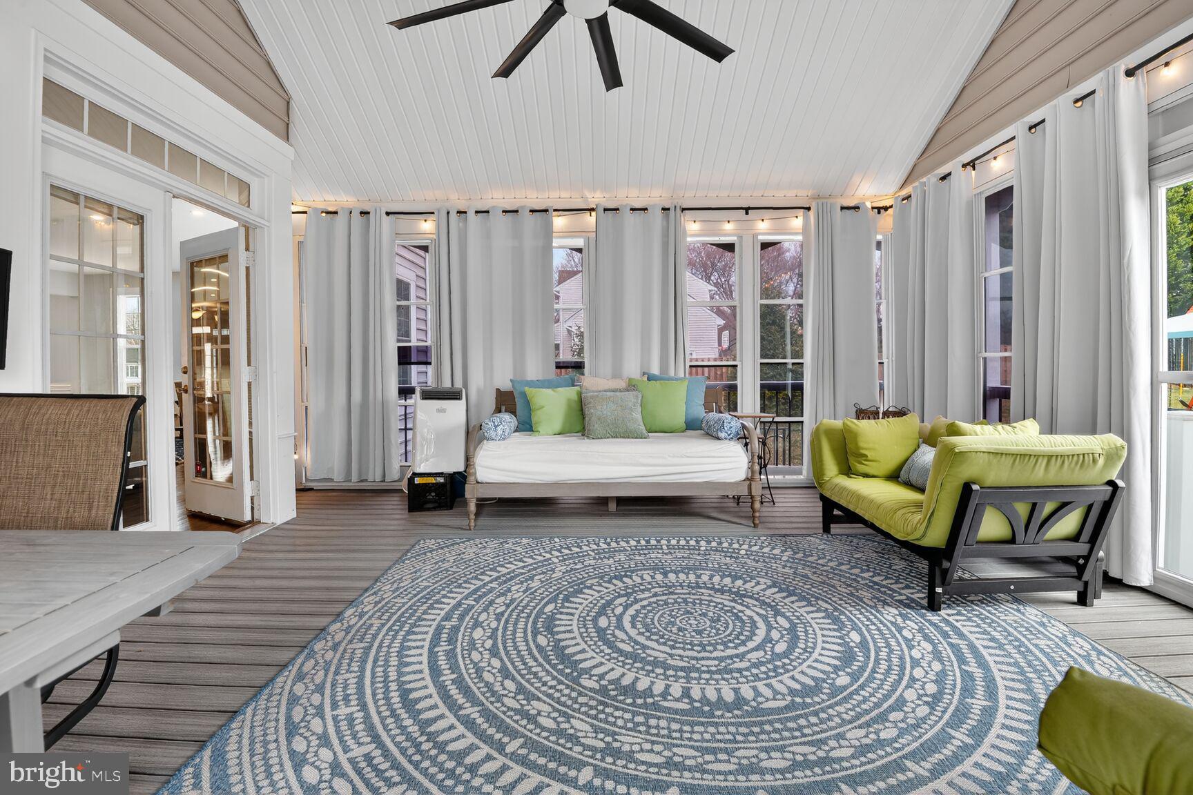 8808 Talbert Road Lorton, VA 22079 - Photo 23 of 52 a bedroom with a bed and a couch