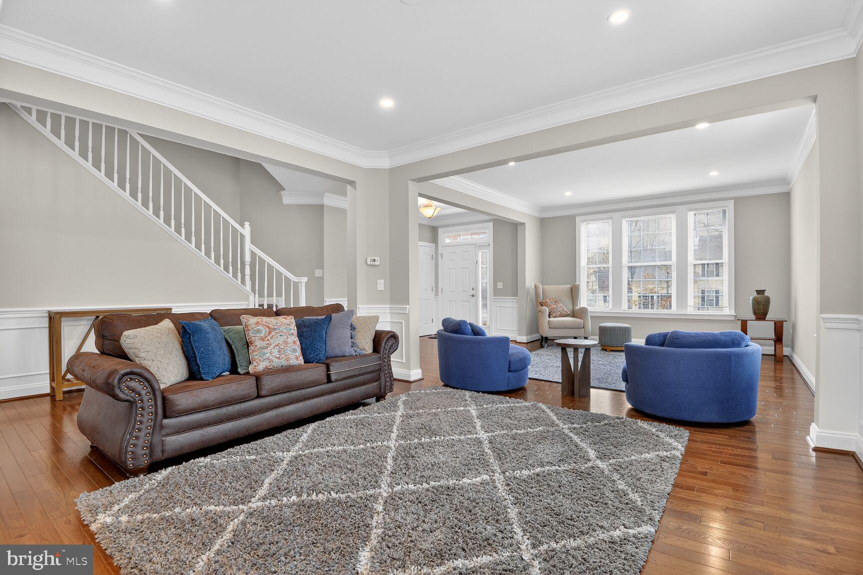8808 Talbert Road Lorton, VA 22079 - Photo 7 of 52 a living room with furniture windows and a window