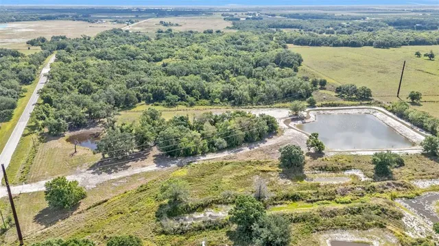 a view of a lake with a mountain