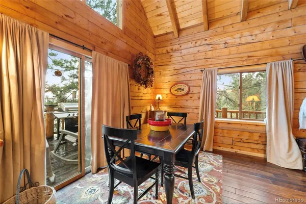 a outdoor space with furniture