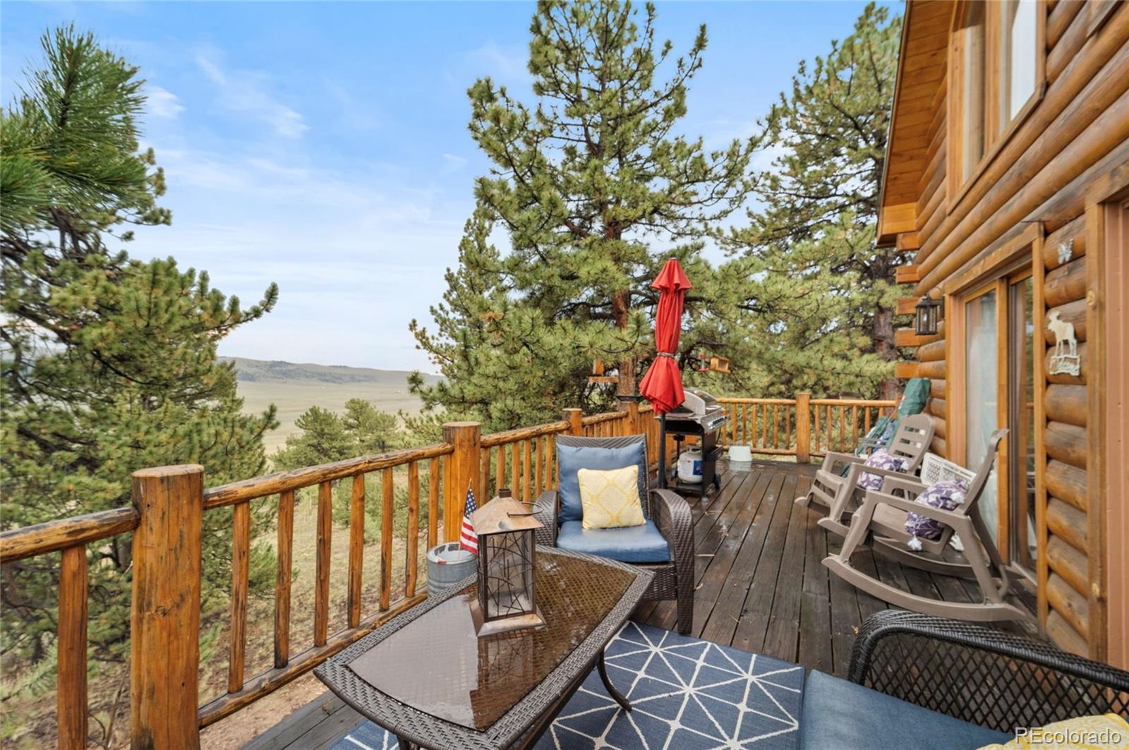 2578 Redhill Road Fairplay, CO 80440 - Photo 32 of 48 a view of balcony and patio