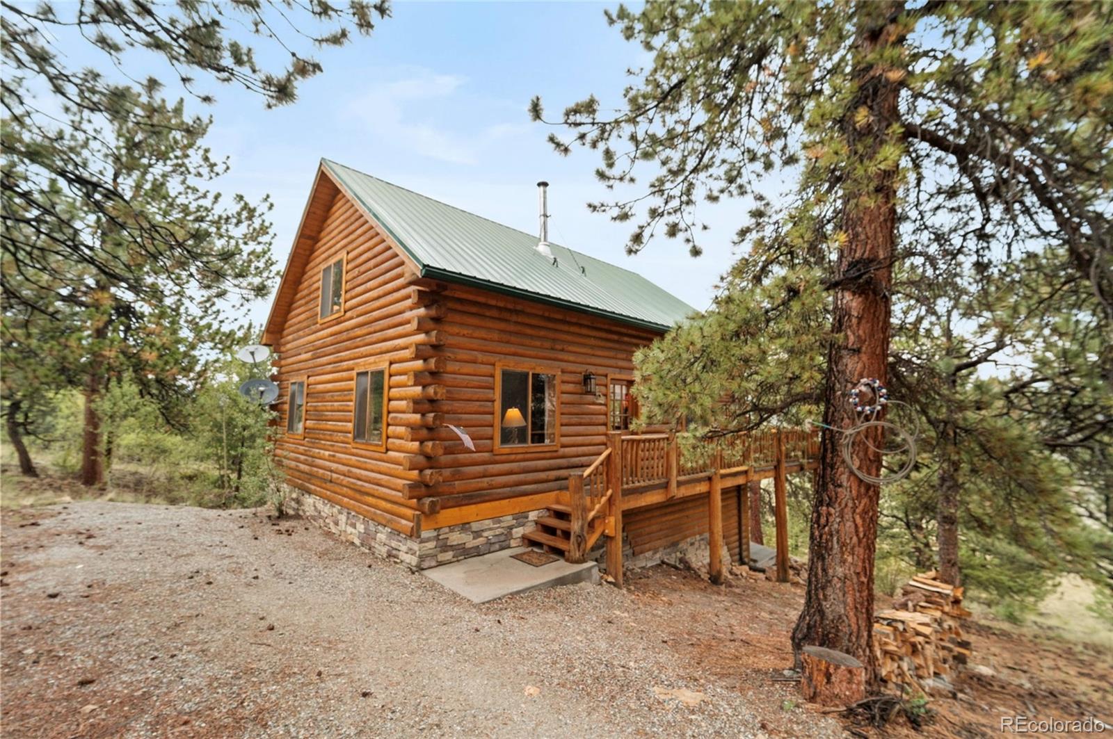 2578 Redhill Road Fairplay, CO 80440 - Photo 7 of 48 a view of a house with a yard and wooden fence