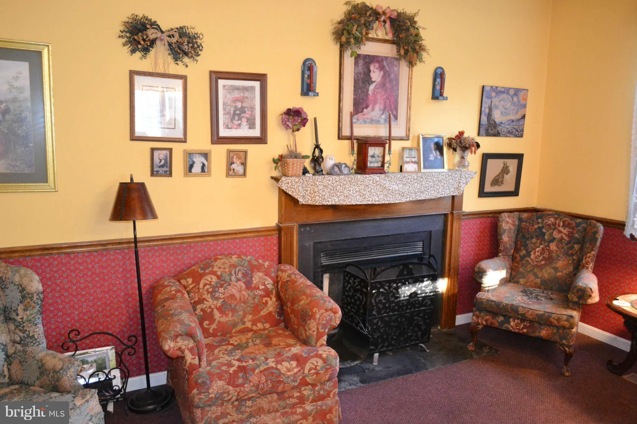 747 Anneslie Road Baltimore, MD 21212 - Photo 19 of 29 Wood Burning Fireplace in Family Room