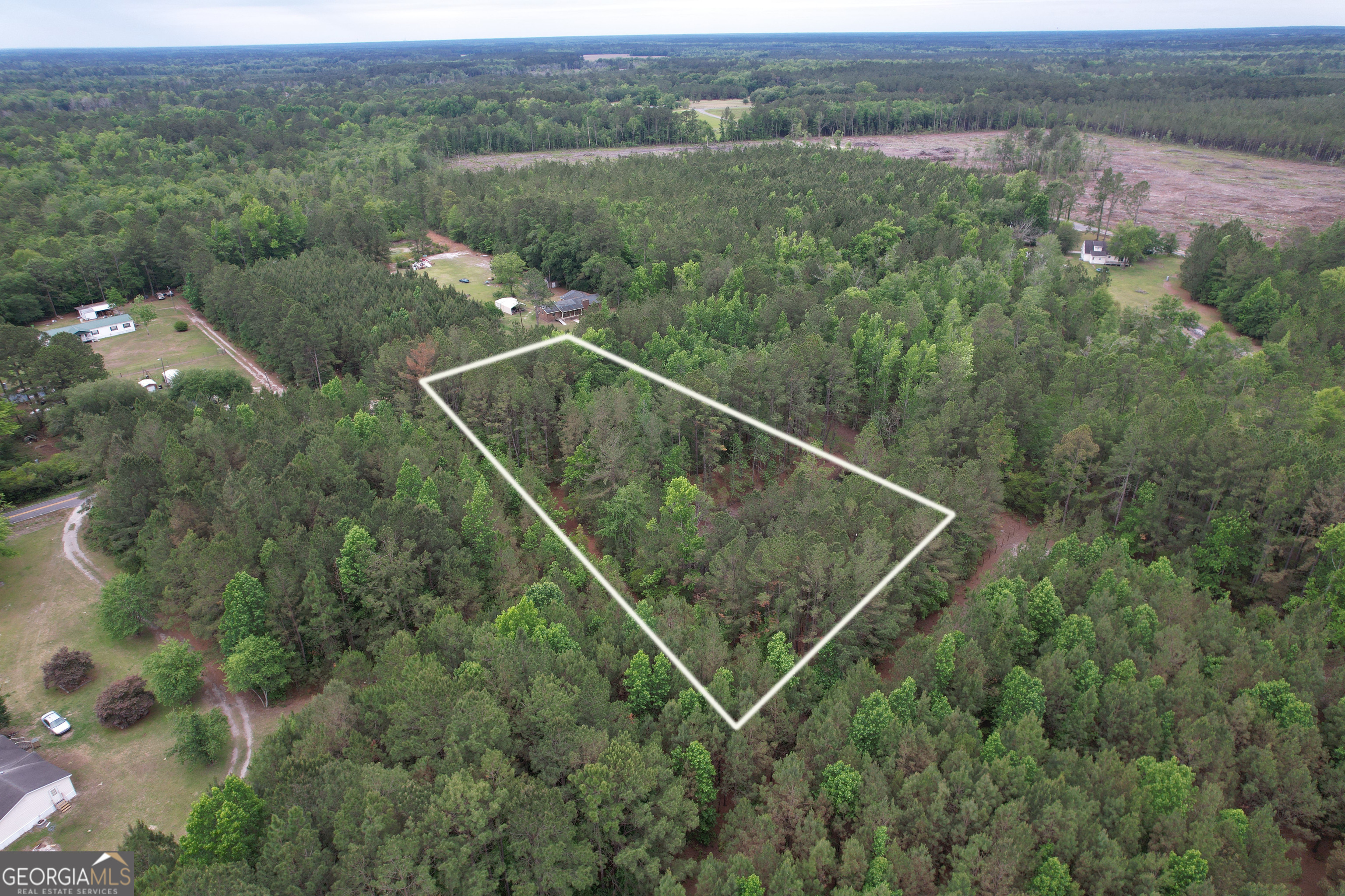 1.52-acres Mt Pleasant Road Clyo, GA 31303 - Photo 4 of 19 an aerial view of a house with a yard
