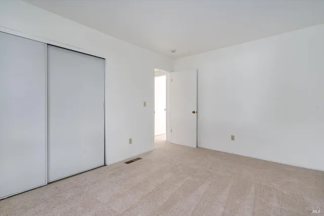 a view of an empty room