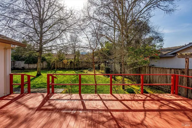 a view of outdoor space with garden