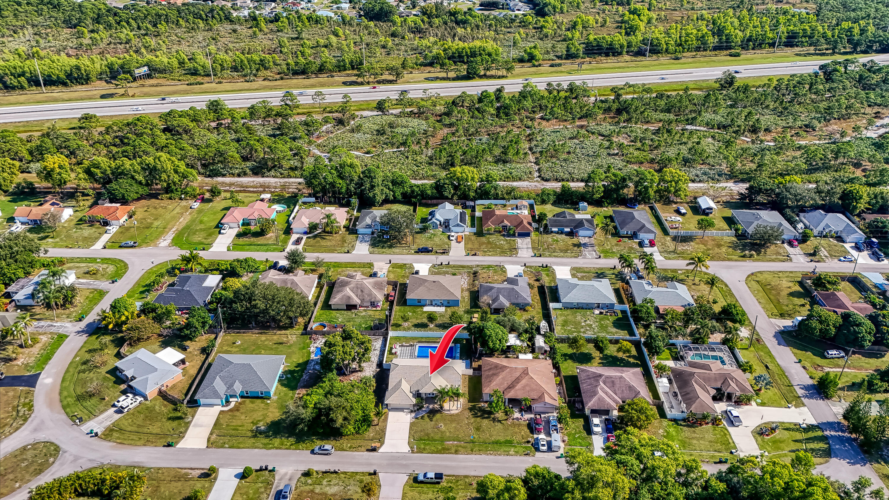 2962 Southwest Coastal Terrace Port St. Lucie, FL 34953 - Photo 56 of 59 a view of lots of green space