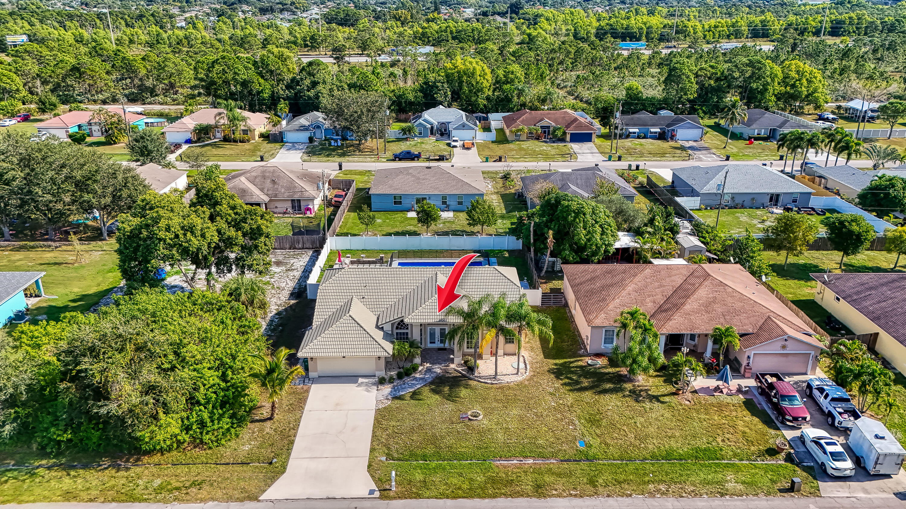 2962 Southwest Coastal Terrace Port St. Lucie, FL 34953 - Photo 59 of 59 an aerial view of multiple house