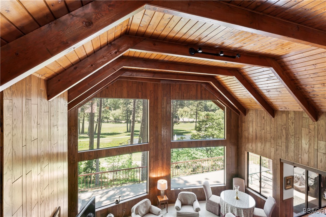 524 Golf Course Road Lake Arrowhead, CA 92352 - Photo 33 of 50 a view of room with furniture and windows