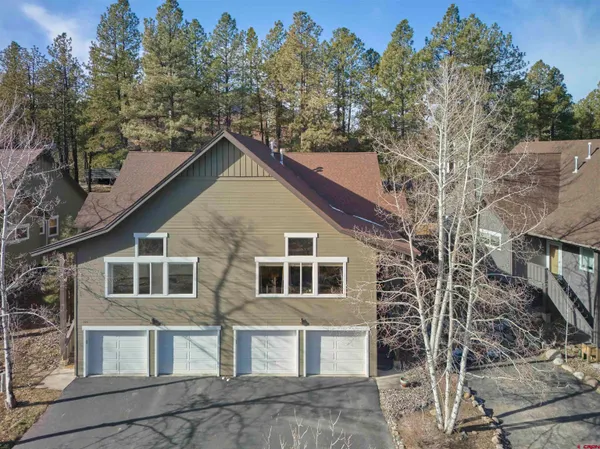 a house view with a outdoor space