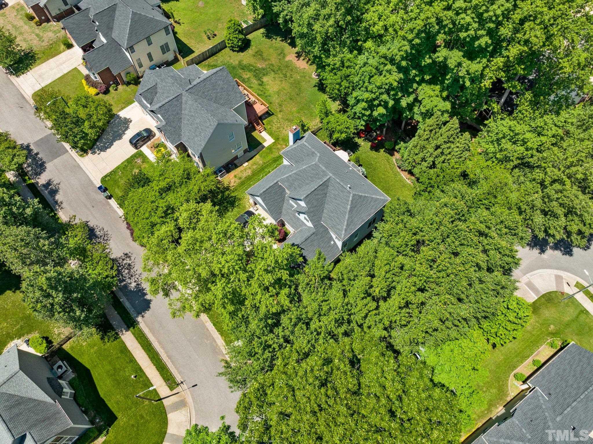 7900 Broad Street Raleigh, NC 27613 - Photo 46 of 53 an aerial view of a house with a yard