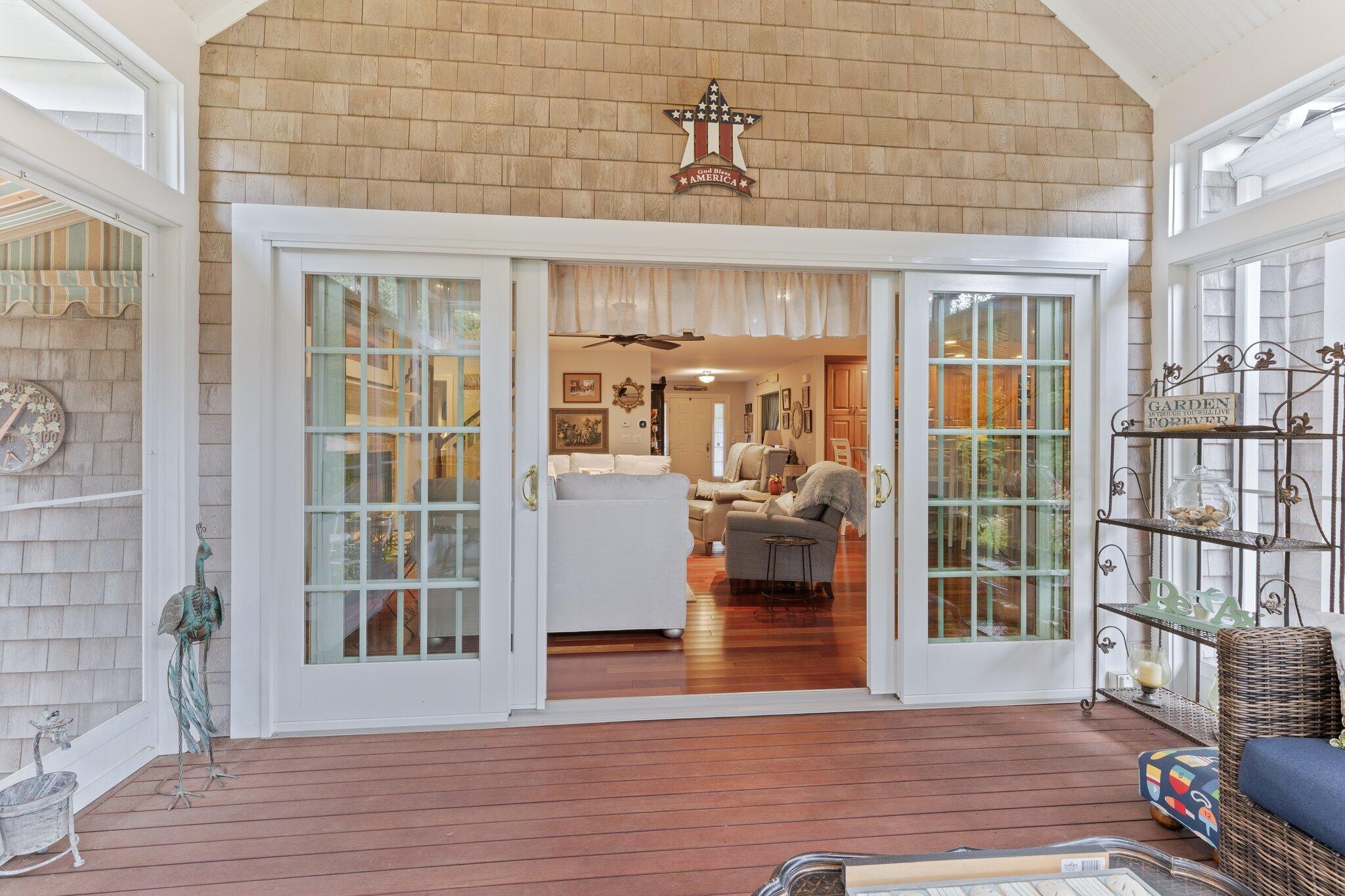 9 Briar Spring Road Orleans, MA 02653 - Photo 24 of 65 Sliding doors to great room