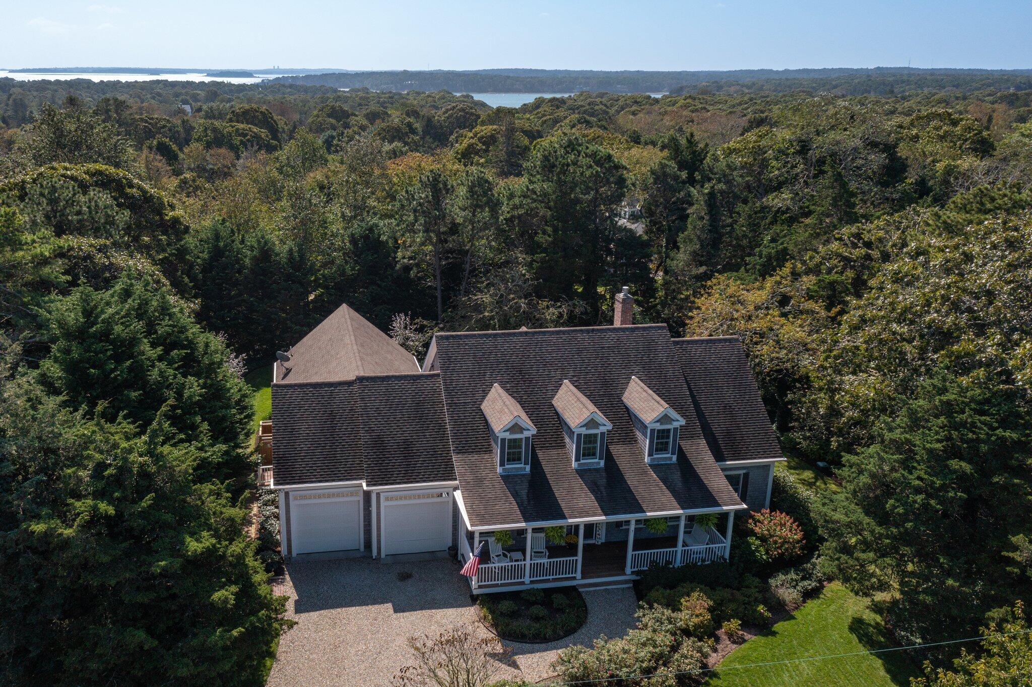 9 Briar Spring Road Orleans, MA 02653 - Photo 59 of 65 an aerial view of a house