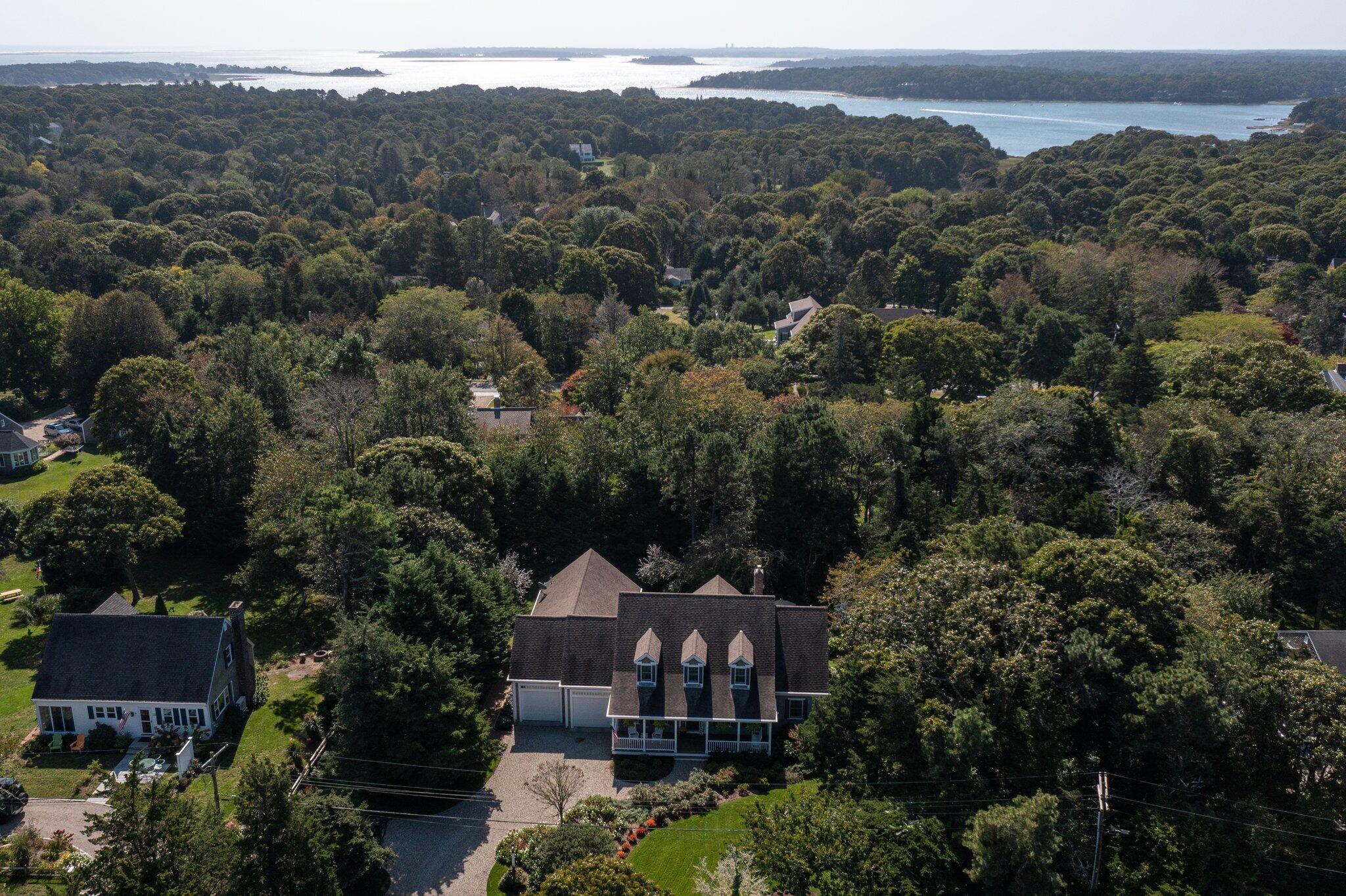9 Briar Spring Road Orleans, MA 02653 - Photo 61 of 65 an aerial view of a house
