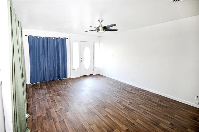 wooden floor in an empty room