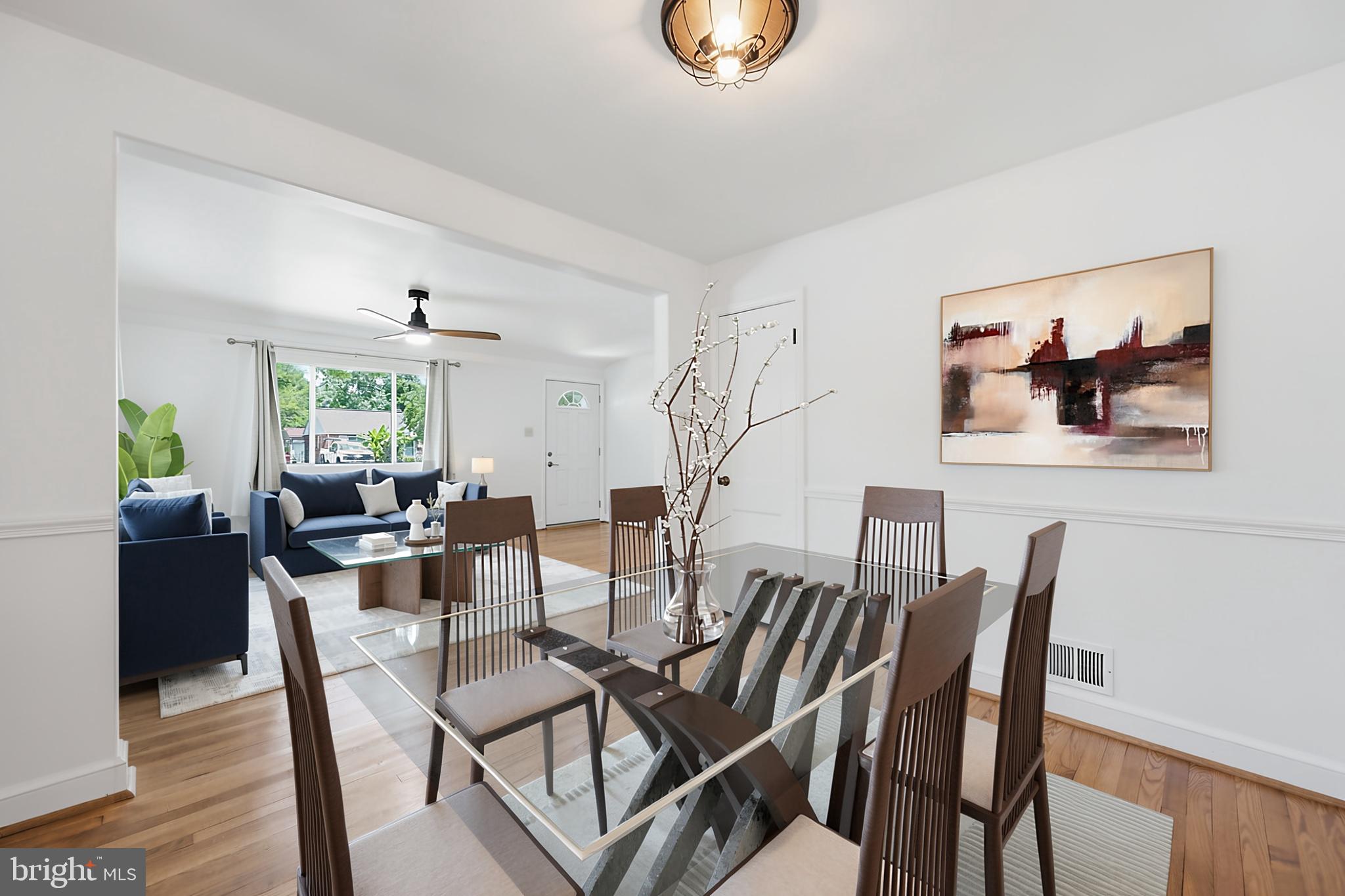 2204 Prichard Road Silver Spring, MD 20902 - Photo 6 of 28 Virtually staged dining room