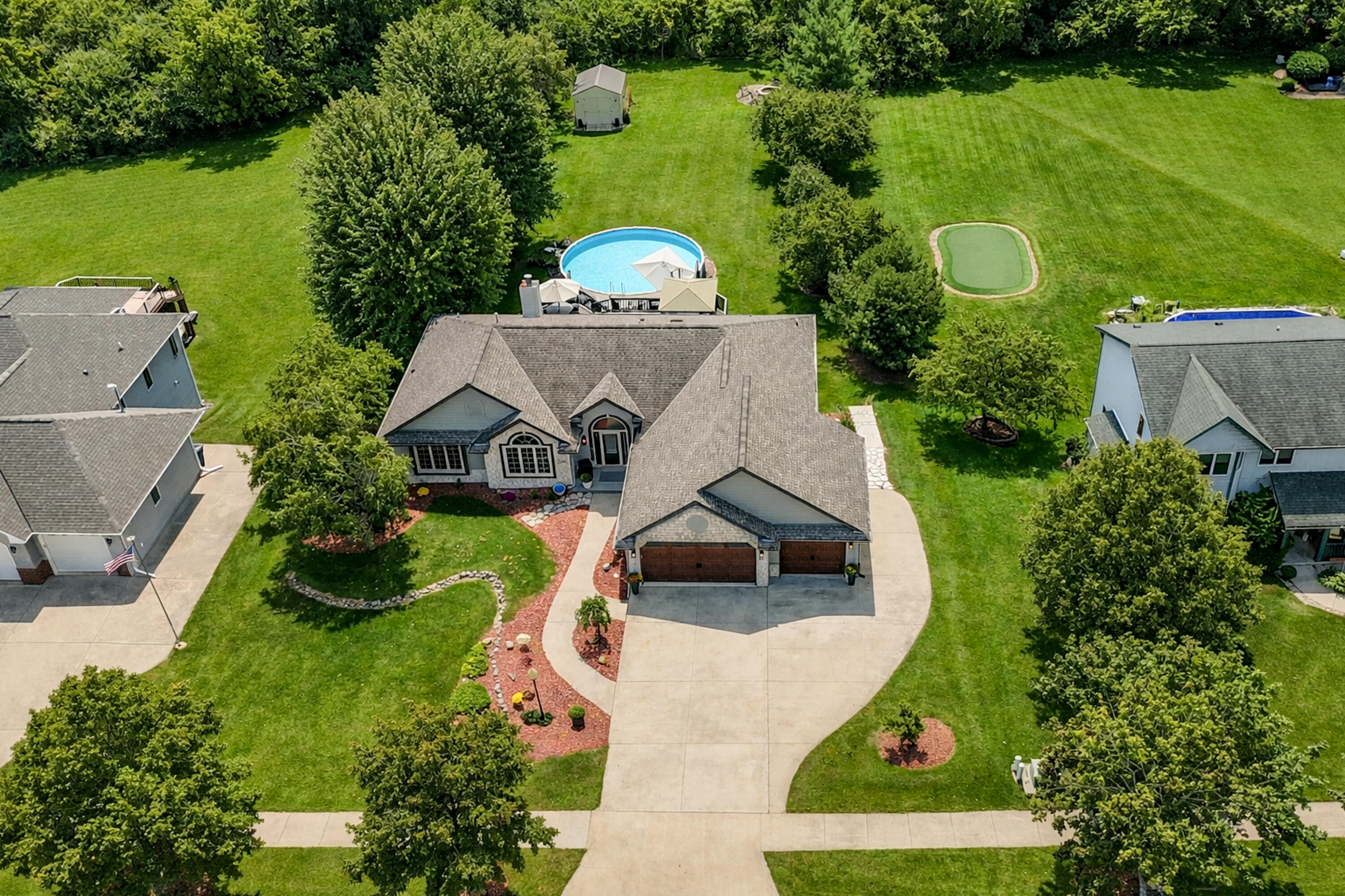 618 2 Rivers Drive Mukwonago, WI 53149 - Photo 3 of 59 Captivating Conservancy Setting