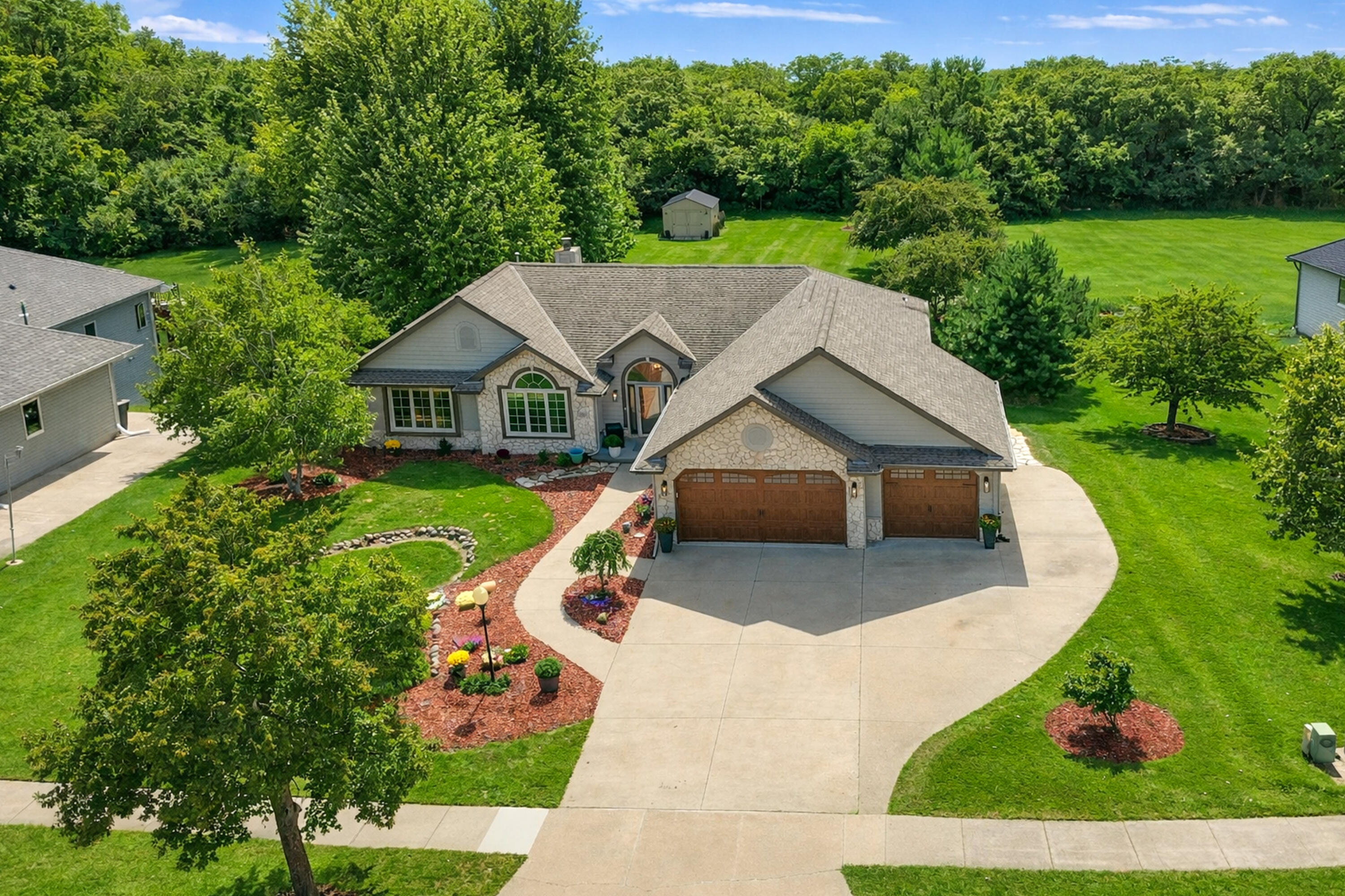618 2 Rivers Drive Mukwonago, WI 53149 - Photo 40 of 59 Idyllic Wooded Conservancy Backdrop
