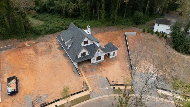 a view of a house with roof deck
