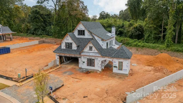 a view of a house with roof deck