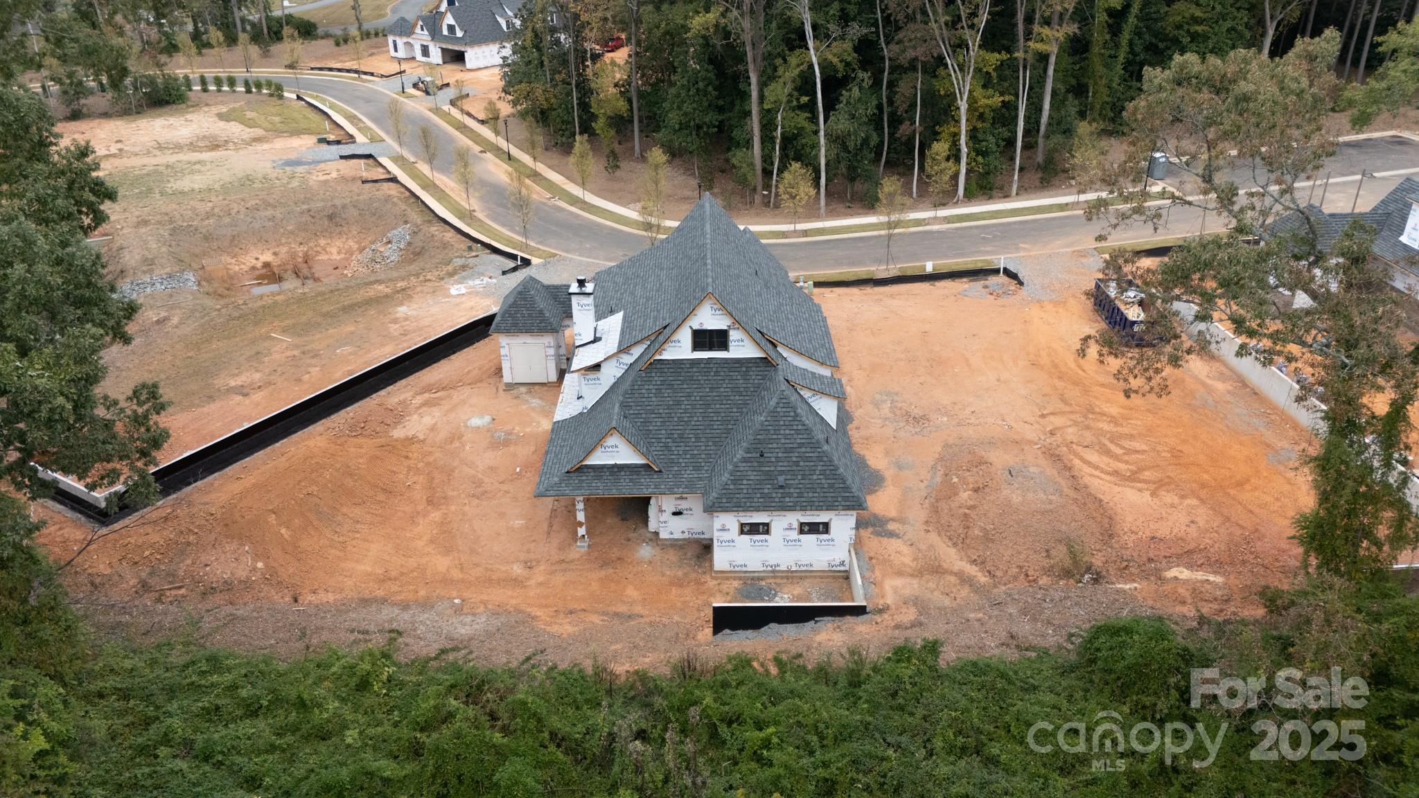 525 Winding Way Belmont, NC 28012 - Photo 15 of 41 an aerial view of a house with yard swimming pool and outdoor seating