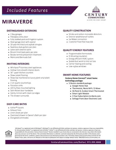 $349,900 | 1017 Verde Creek, Crowley, TX 76036