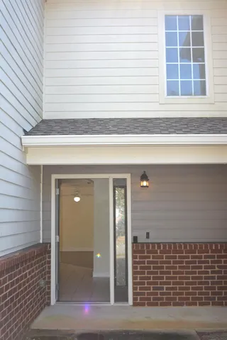 a view of front door