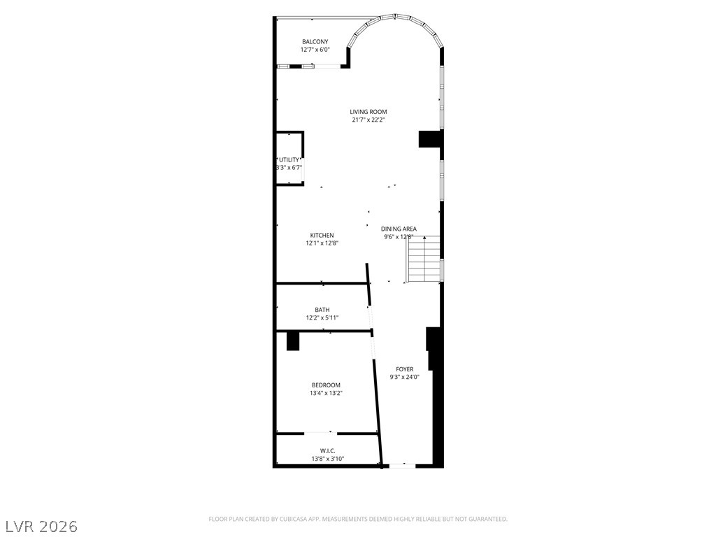 360 East Desert Inn Road, Unit 607 Las Vegas, NV 89109 - Photo 53 of 55 Visualize your future in this well-appointed layout, offering seamless living with a dedicated balcony and walk-in closet.
