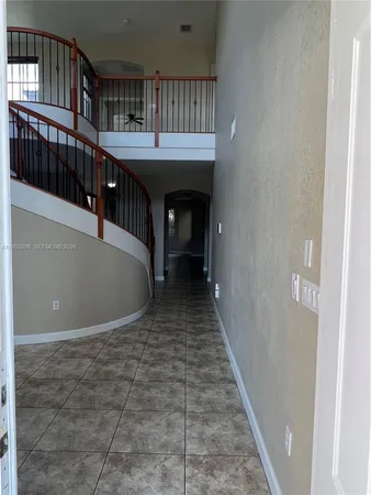 a view of entryway with a front door