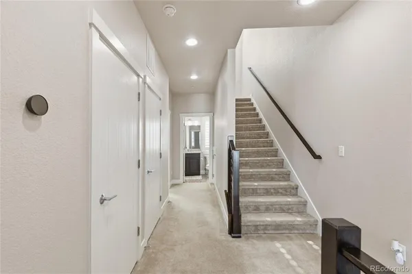 a view of entryway and hall