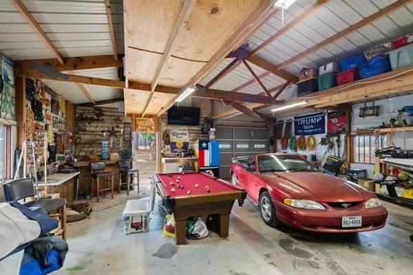 a view of a storage in a room