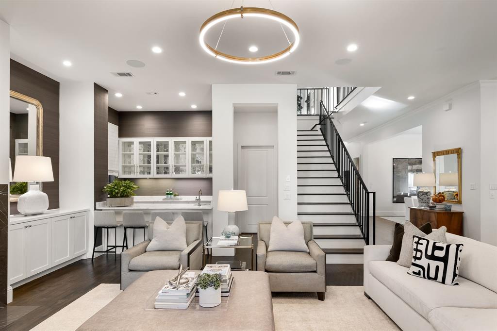 4635 West Amherst Avenue Dallas, TX 75209 - Photo 16 of 36 a living room with furniture and a large window