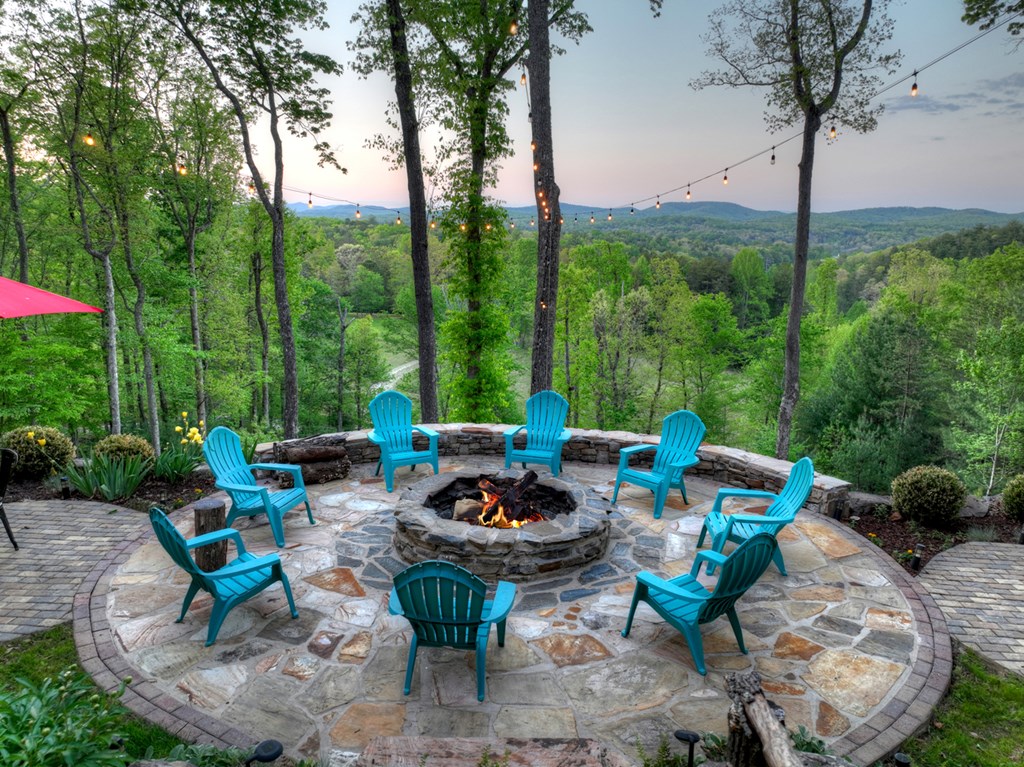 329 Robinson Thomas Road Morganton, GA 30560 - Photo 79 of 96 a backyard of a house with outdoor seating