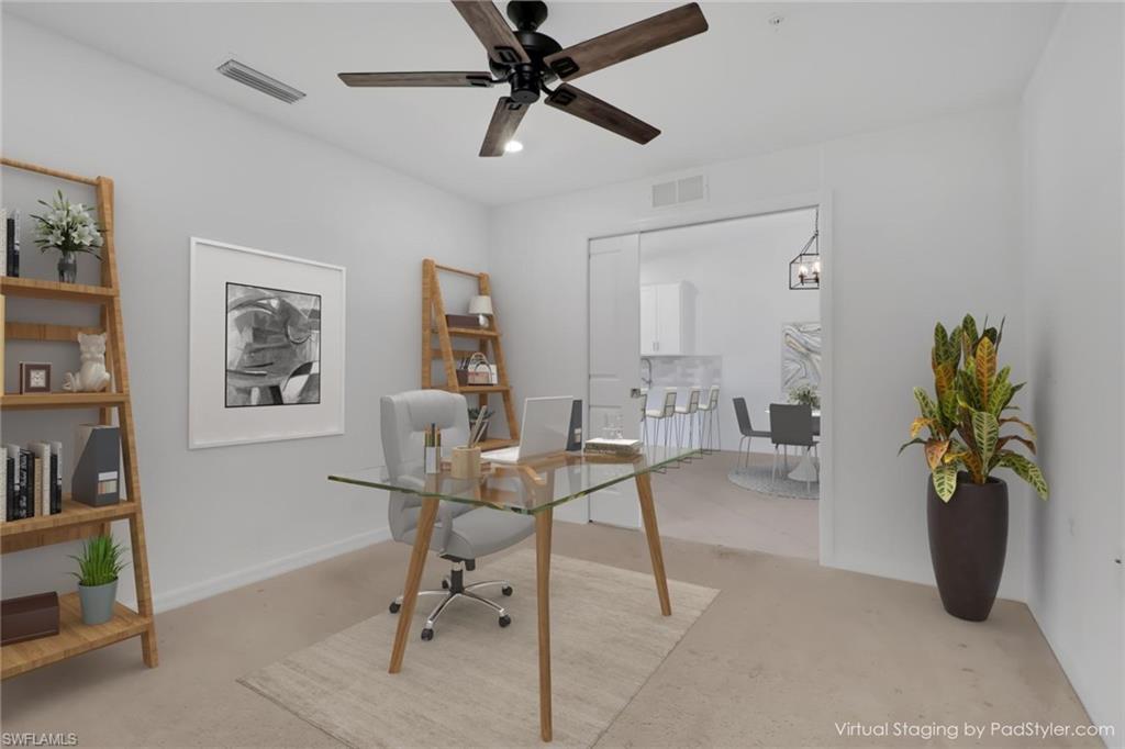 6047 Ellerston Way, Unit 2125 Ave Maria, FL 34142 - Photo 12 of 41 Den located off living room / virtually staged