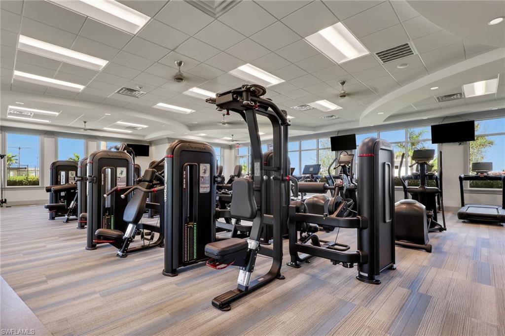 6047 Ellerston Way, Unit 2125 Ave Maria, FL 34142 - Photo 36 of 41 Modern fitness equipment