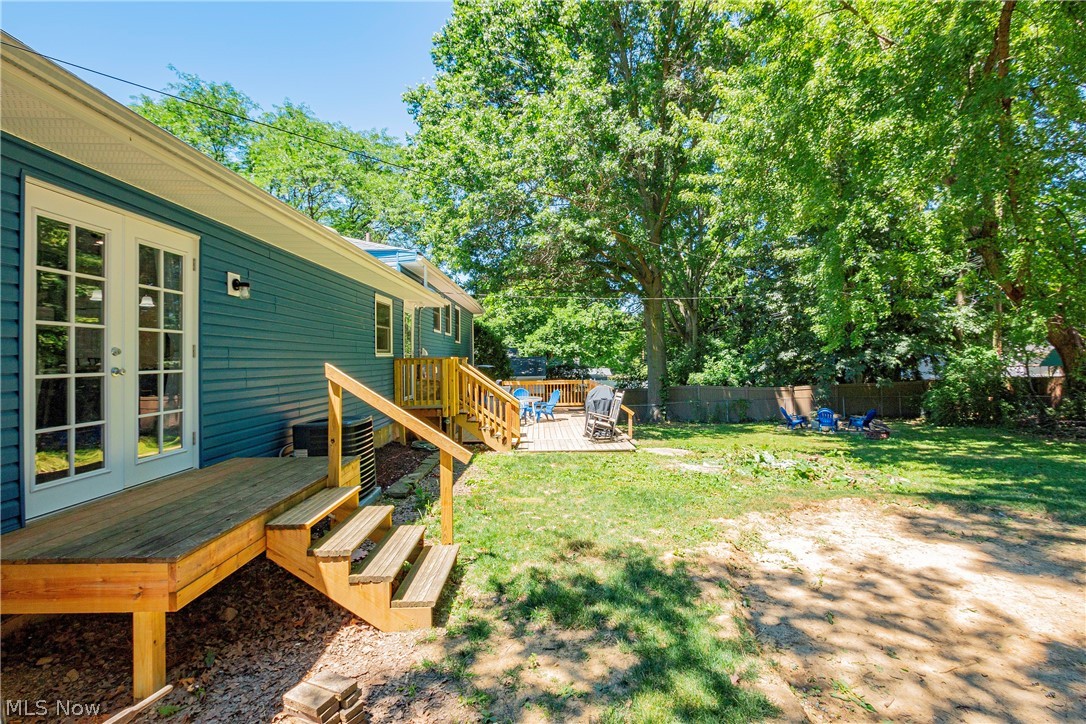2055 Ganyard Road Akron, OH 44313 - Photo 41 of 49 View of yard featuring a deck
