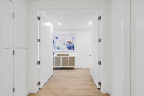 a view of balcony with floor